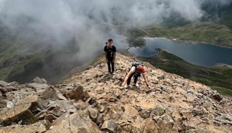 Open Climb Snowdon Crib Goch Group Walk