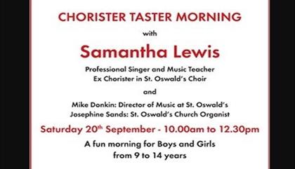 ST OSWALDS PARISH CHURCH, OSWESTRY - CHOIR TASTER MORNING - Saturday 20th September - 10.00am