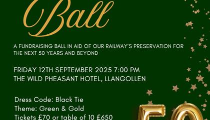 Llangollen Railway 50th Birthday Ball
