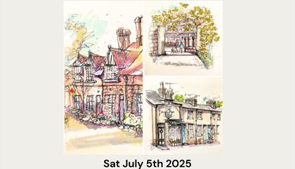 Art exhibition by urban sketch Artist Joei B Brown