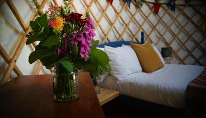 Cosy Yurt Interior