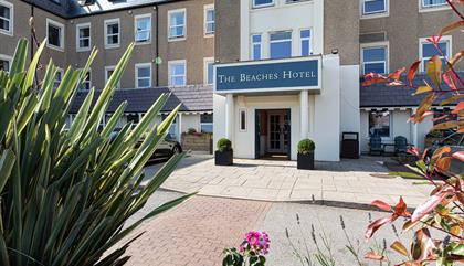 The Main Entrance, The Beaches Hotel