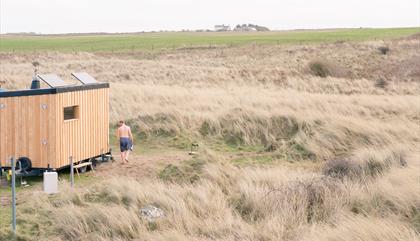 Image shows our sauna at Tyn Tywyn