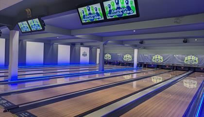 bowling alley flint