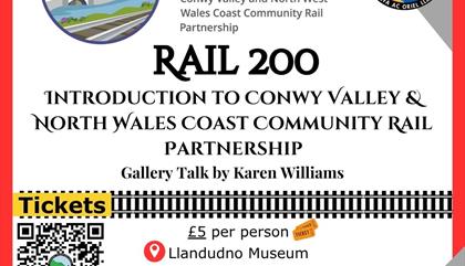Rail 200 Talk: Introduction to the Conwy Valley & North Wales Coast Community Rail Partnership