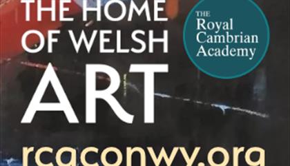 A graphic showing the name of the RCA with website details reading rcaconwy.org