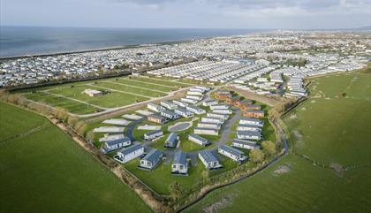 Drone aerial photography of Ty Mawr Holiday Park