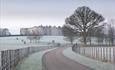 Chirk Castle in winter