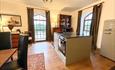 The Kitchen area photographed from the Dining area