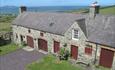 The Loft B&B barn apartment in traditional welsh outbuilding with views over looking the sea at Church Bay