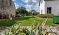 Top lawn in sunshine