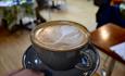 Freshly ground Welsh coffee served by trained Baristas