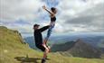 some acroyoga near snowdon summit