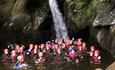 school group gorge walking