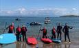 Paddleboards at Six Penny Bay