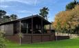 Y Caban 3 bed woodland lodge with hot tub