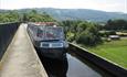 Little Star Trip boat crossing Pontcysyllte Aqueduct