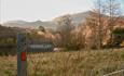 Sign pointing to Beddgelert village