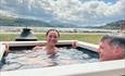 Chilled plunge pool with a view
