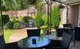 Hotel Exterior Sitting Area