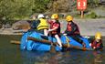 Raft Building on Padarn Lake