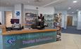 Front desk of Llandudno Tourist Information Service