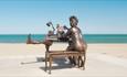 Terry Jones Statue Blue Sk