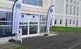 Front entrance of Tourist Information Service at Venue Cymru
