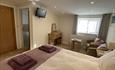 Master bedroom with en-suite bathroom