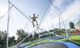 Image of child on the bungee jump