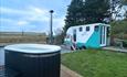 horse box and hot tub