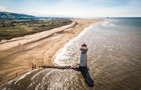 point of ayr lighthouse talacre beach