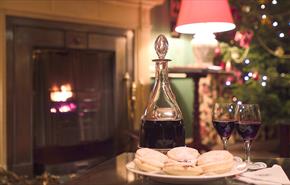Port & Mince Pies in the Library
