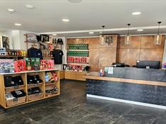 Interior of Aber Falls Distilery Shop