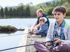 Family fishing