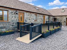 Delfryn is accessed via a ramp or two steps