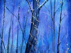 Paint a fox in a twinkling forest at Ormo Lounge in Llandudno