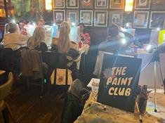 The Paint Club painting party at Torello Lounge