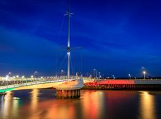 Pont y Ddraig Harbour Bridge