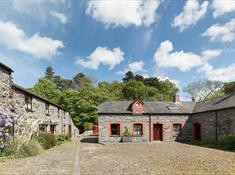 Courtyard at Conwy Valley Cottages