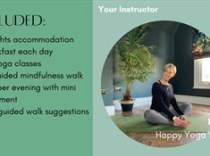 Yoga weekend with mindfulness walk and pamper evening