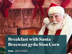 Breakfast with Santa at RSPB South Stack / Brecwast gyda Sion Corn yn RSPB Ynys Lawd
