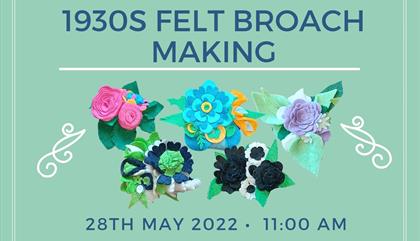 1930's Felt Brooch Making with Gail Silver