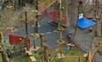Aerial view of our High Ropes and Low Ropes Courses