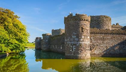 Beaumaris Castle water