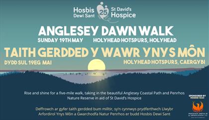Anglesey Dawn Walk in aid of St David's Hospice