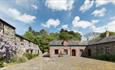 Courtyard at Conwy Valley Cottages
