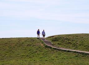 People walking at Avebury