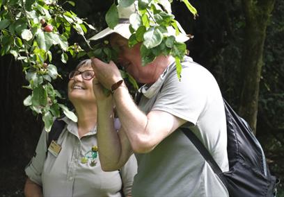 2 people enjoying nature