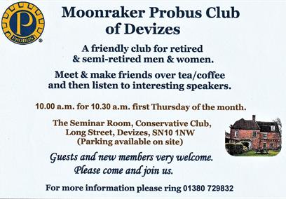 Moonraker Probus Club of Devizes